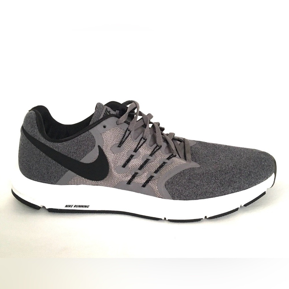 NIKE Run Swift Gunsmoke Gray Black 908989-017 Run Gym Shoes-Mens 8-Womens 9.5